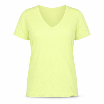 Womens UK Size M Gap Yellow Basic T-Shirt