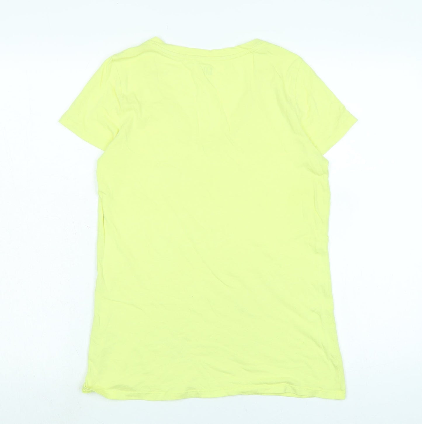 Womens UK Size M Gap Yellow Basic T-Shirt
