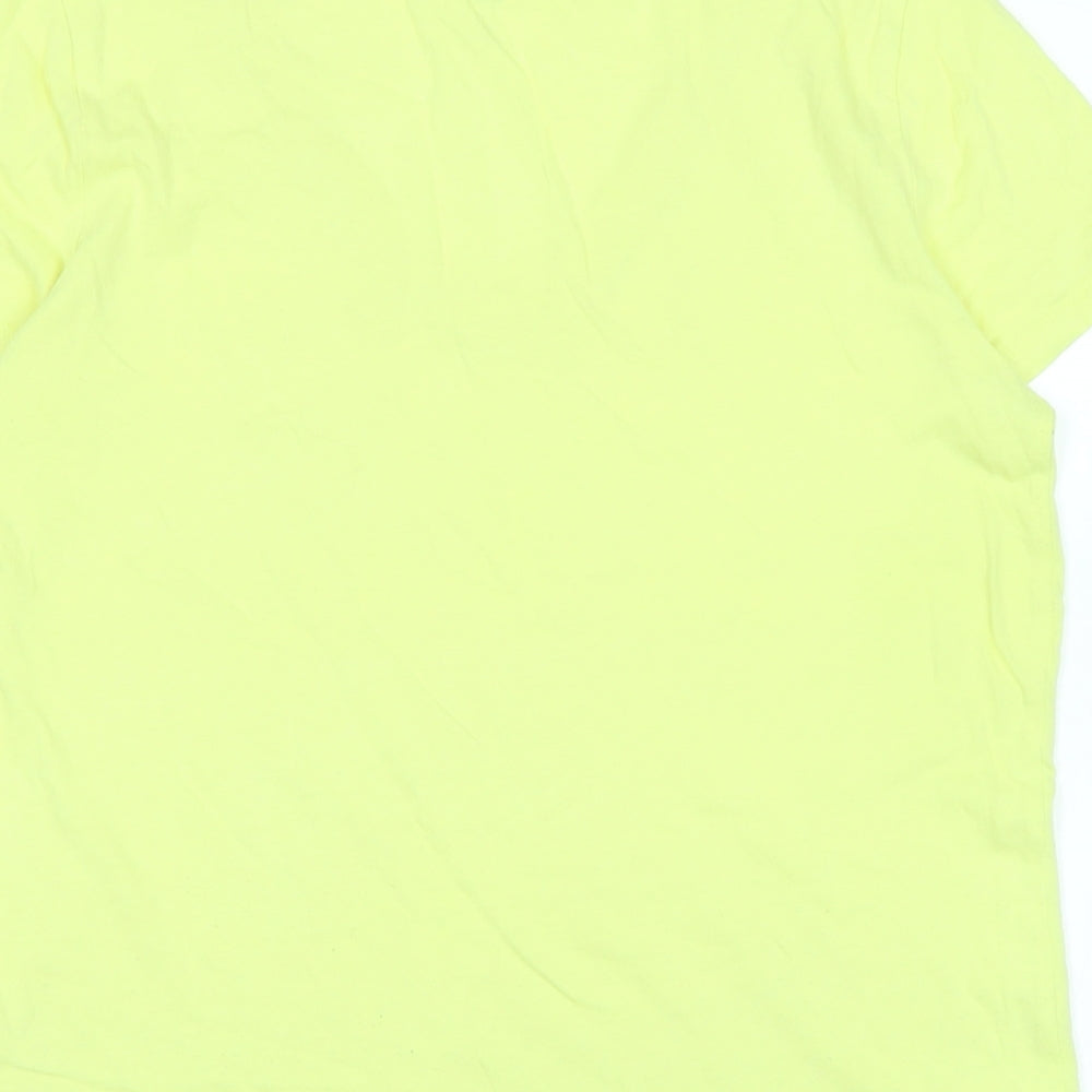 Womens UK Size M Gap Yellow Basic T-Shirt