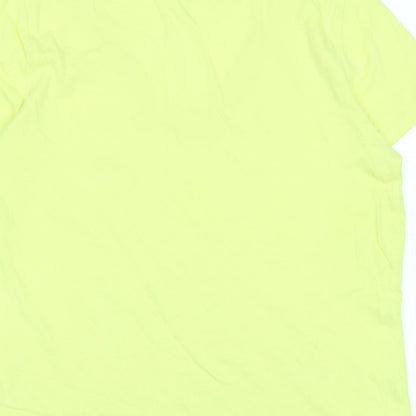 Womens UK Size M Gap Yellow Basic T-Shirt