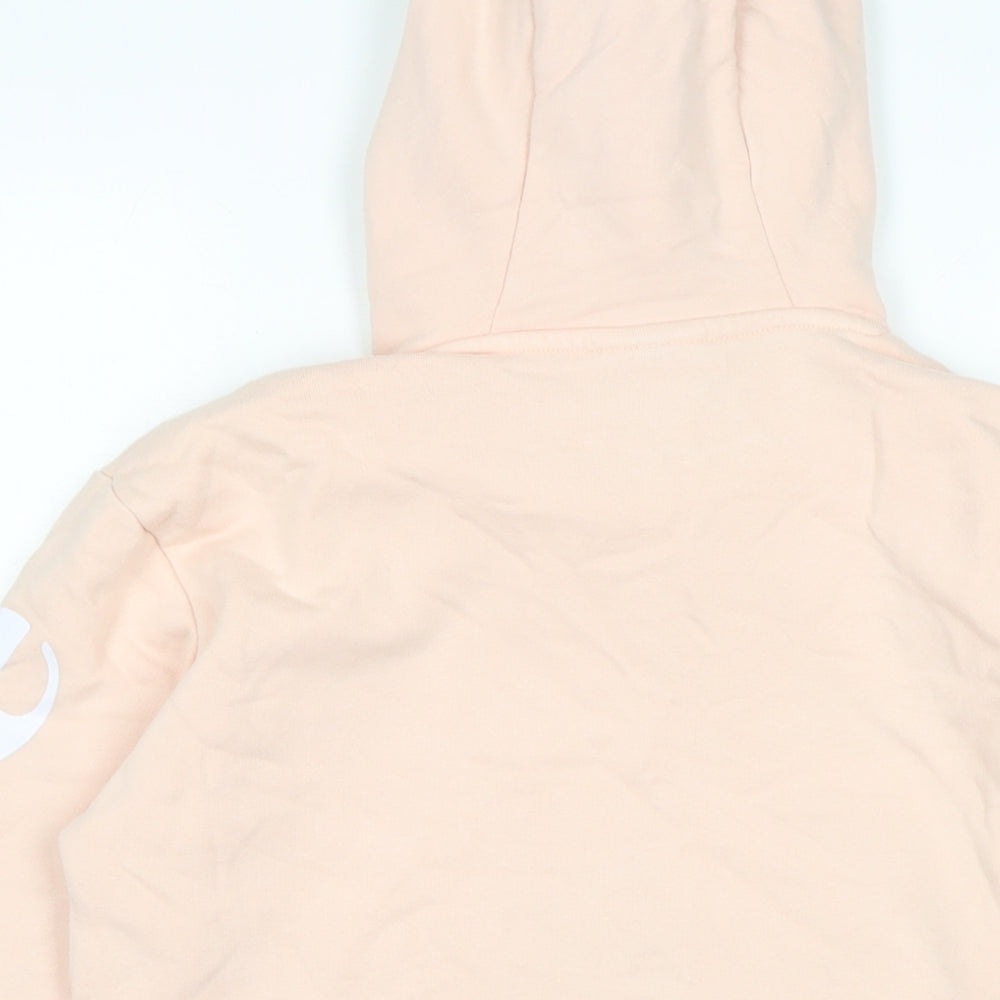 ellesse Womens Pink Polyester Pullover Hoodie Size 8 - Logo - Ellesse