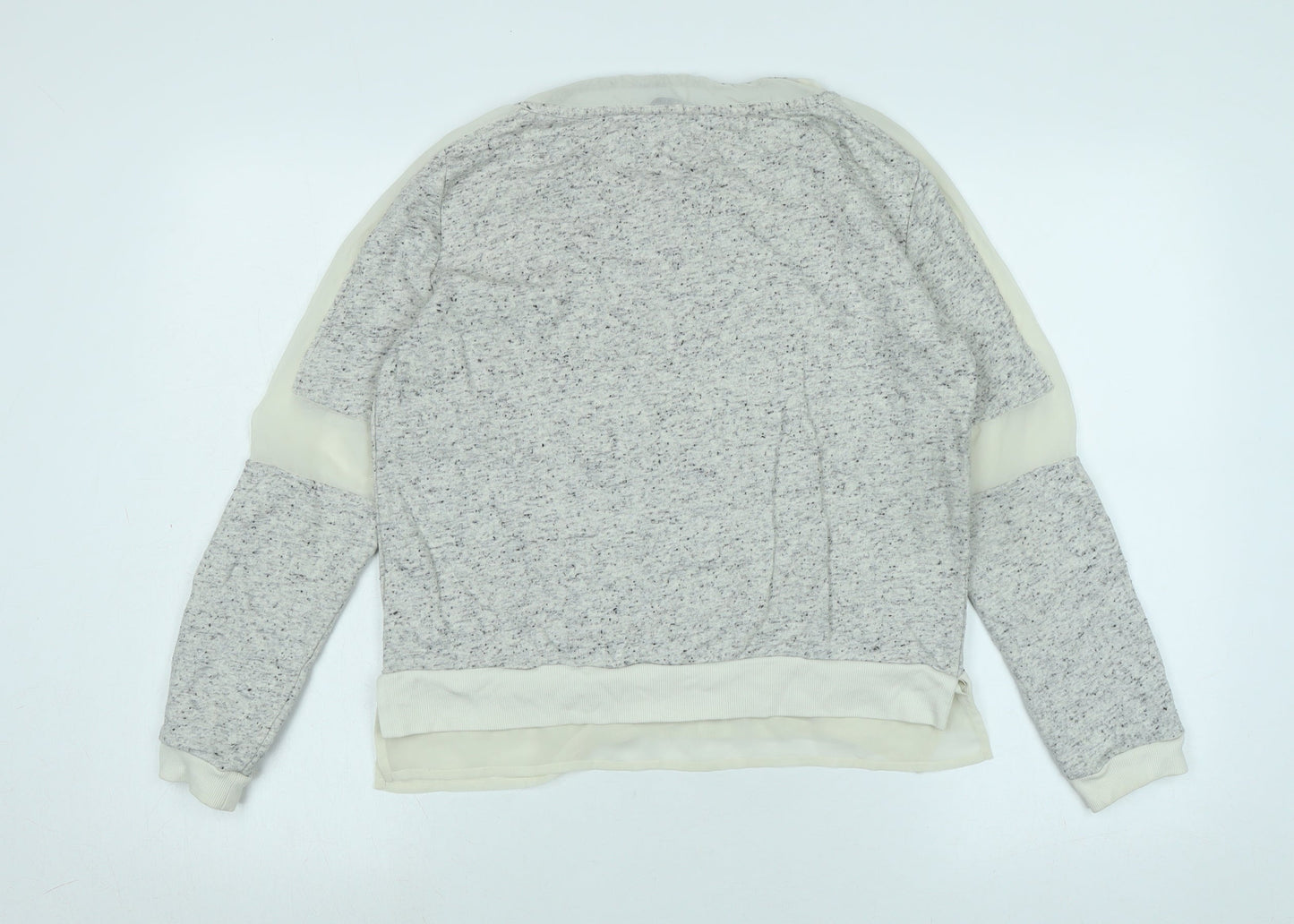 Womens UK Size M French Connection Grey Pullover Sweatshirt