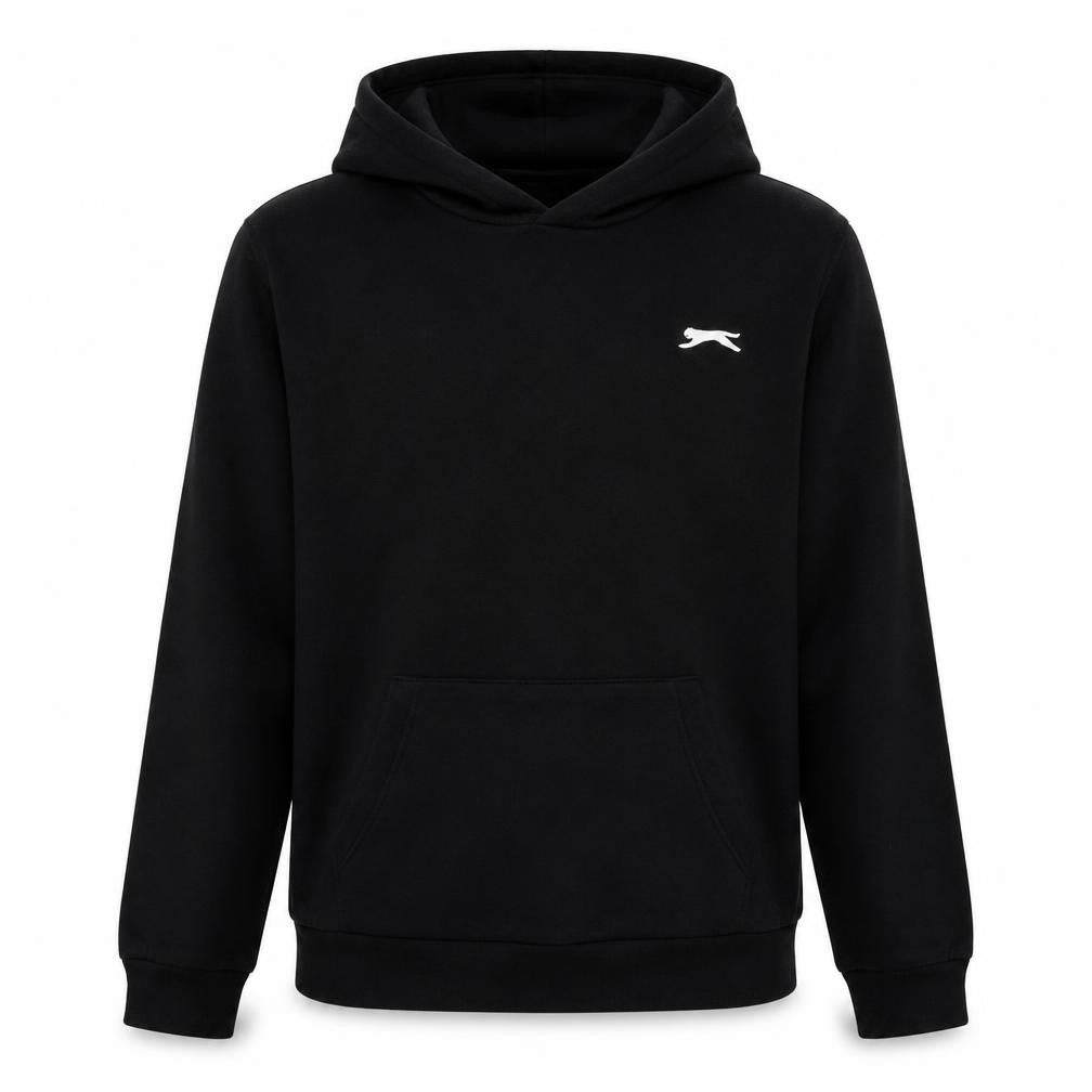 Slazenger Boys Black Polyester Pullover Hoodie Size 13 Years
