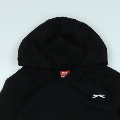 Slazenger Boys Black Polyester Pullover Hoodie Size 13 Years