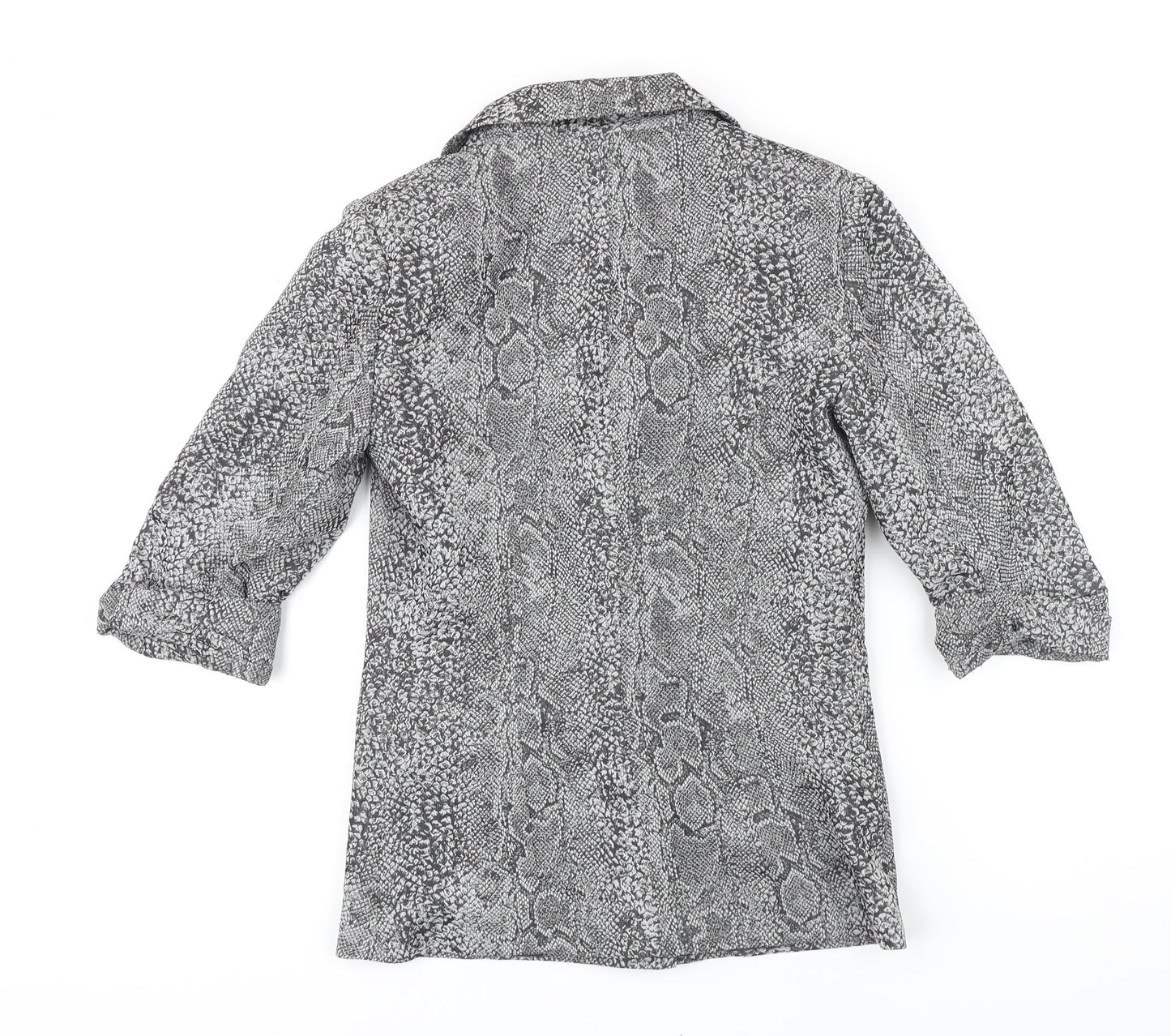 Womens UK Size 8 Topshop Grey Jacket