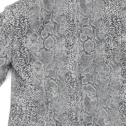 Womens UK Size 8 Topshop Grey Jacket