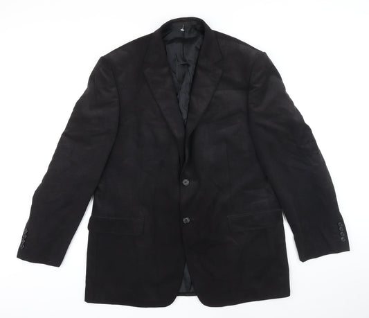 Mens UK Size 42 M&S Regular Black Suit Jacket