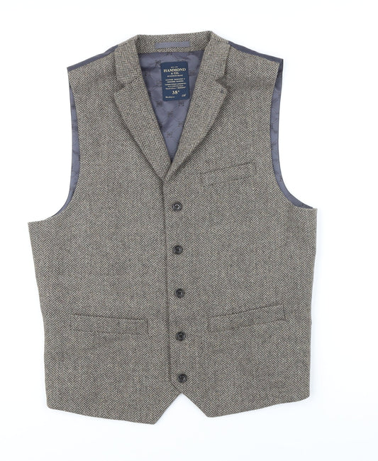Mens UK Size 38 Hammond & CO Regular Brown Suit Jacket