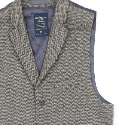 Mens UK Size 38 Hammond & CO Regular Brown Suit Jacket