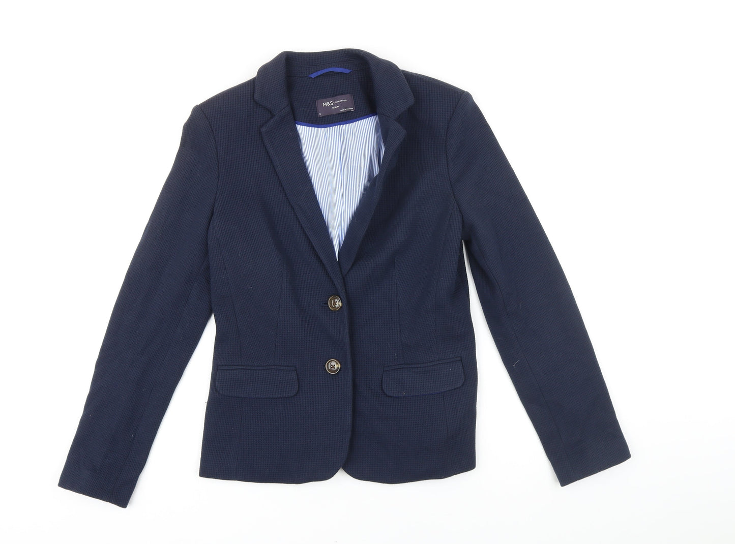 Womens UK Size 8 M&S Blue Jacket