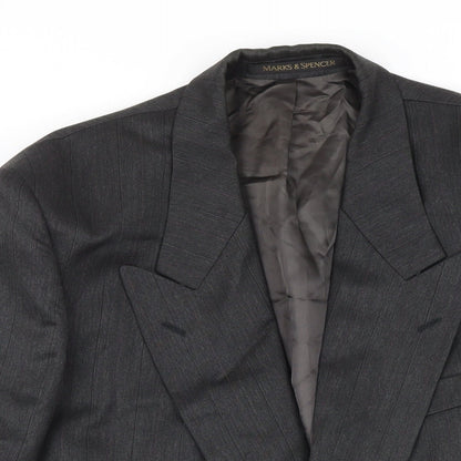 Mens UK Size 38 M&S Regular Grey Suit Jacket