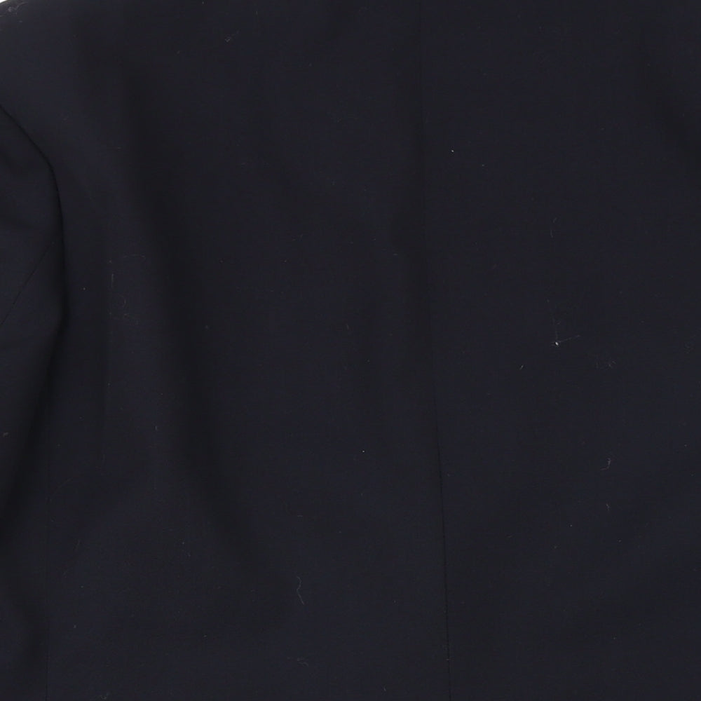 Mens UK Size 54 Trevira Regular Blue Suit Jacket