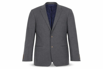 Brooks Brothers Mens Grey Wool Jacket Blazer Size 48 Regular