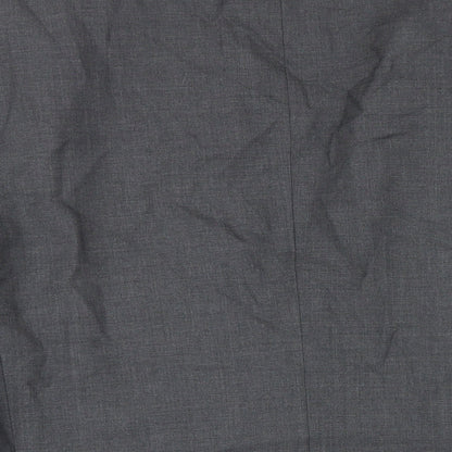 Brooks Brothers Mens Grey Wool Jacket Blazer Size 48 Regular