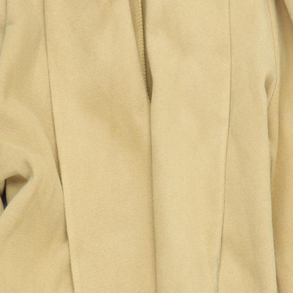 Womens UK Size 12 Boohoo Yellow Overcoat