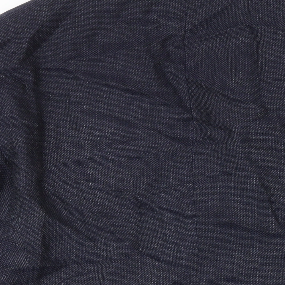 Mens UK Size 40 M&S Regular Blue Suit Jacket