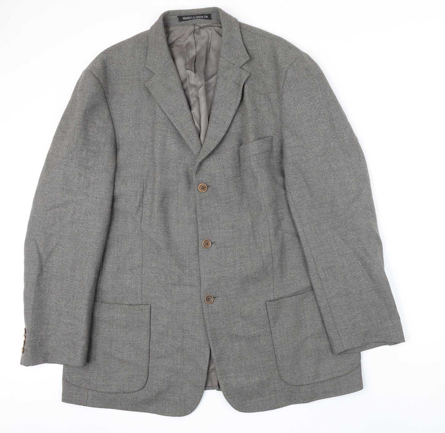 Mens UK Size 48 M&S Regular Grey Suit Jacket