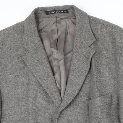 Mens UK Size 48 M&S Regular Grey Suit Jacket