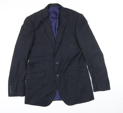 Mens UK Size 40 M&S Big & Tall Black Suit Jacket