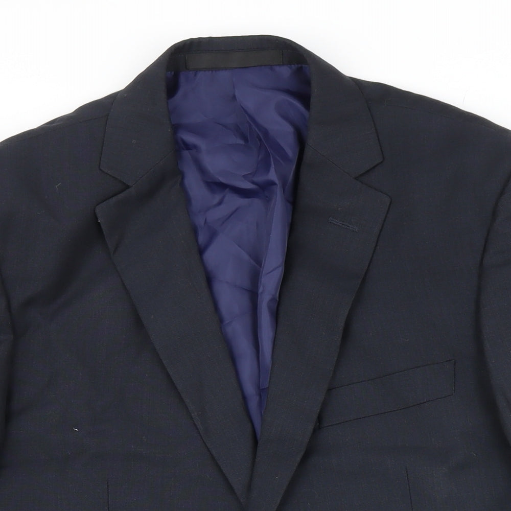 Mens UK Size 40 M&S Big & Tall Black Suit Jacket