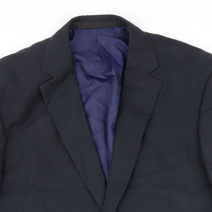 Mens UK Size 40 M&S Big & Tall Black Suit Jacket