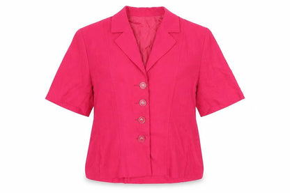 Endora Womens Pink Jacket Blazer Size 16 Button