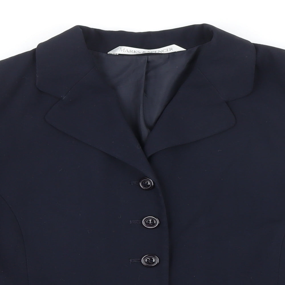 Womens UK Size 12 Marks and Spencer Blue Jacket