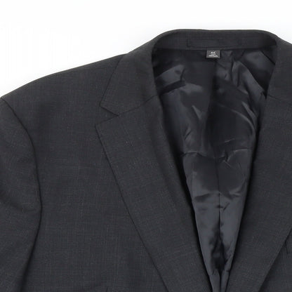 Mens UK Size 44 M&S Regular Grey Suit Jacket