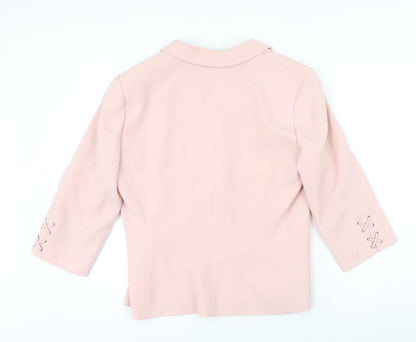 Womens UK Size 10 Tahari Pink Jacket