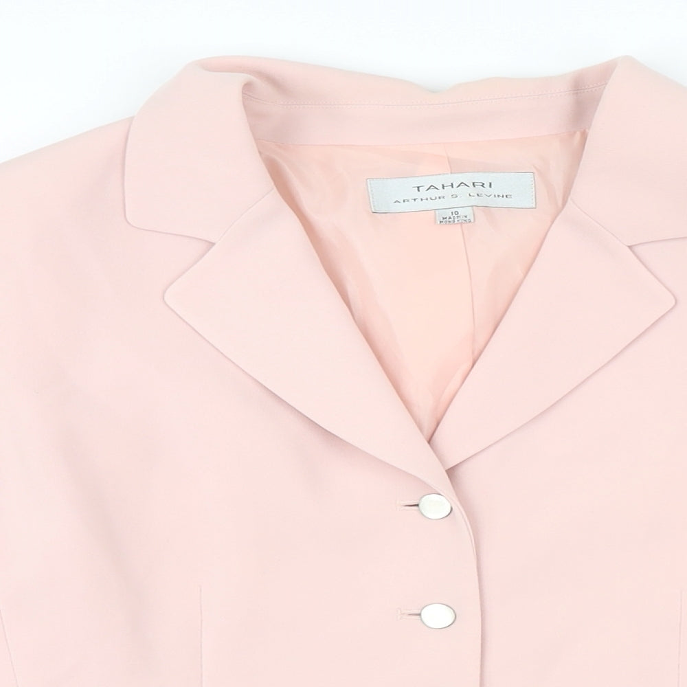Womens UK Size 10 Tahari Pink Jacket