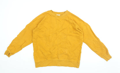 Womens UK Size 12 NEXT Yellow Pullover Sweatshirt