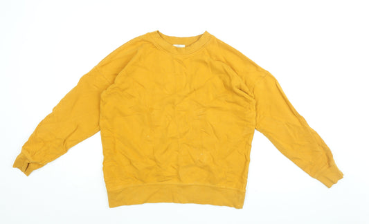 Womens UK Size 12 NEXT Yellow Pullover Sweatshirt