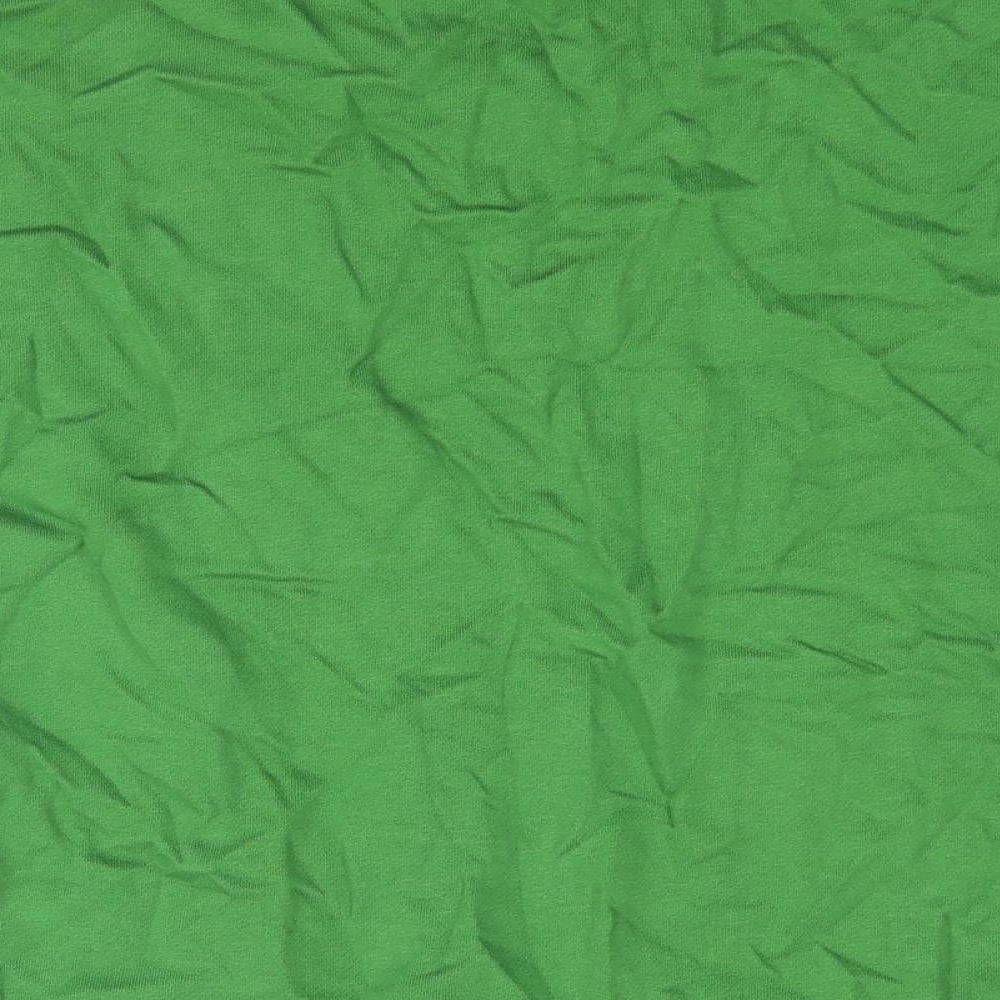 Womens UK Size S Per Una Green Basic T-Shirt