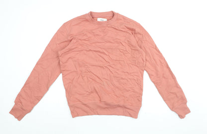 Womens UK Size S Marks and Spencer Pink Pullover Sweatshirt