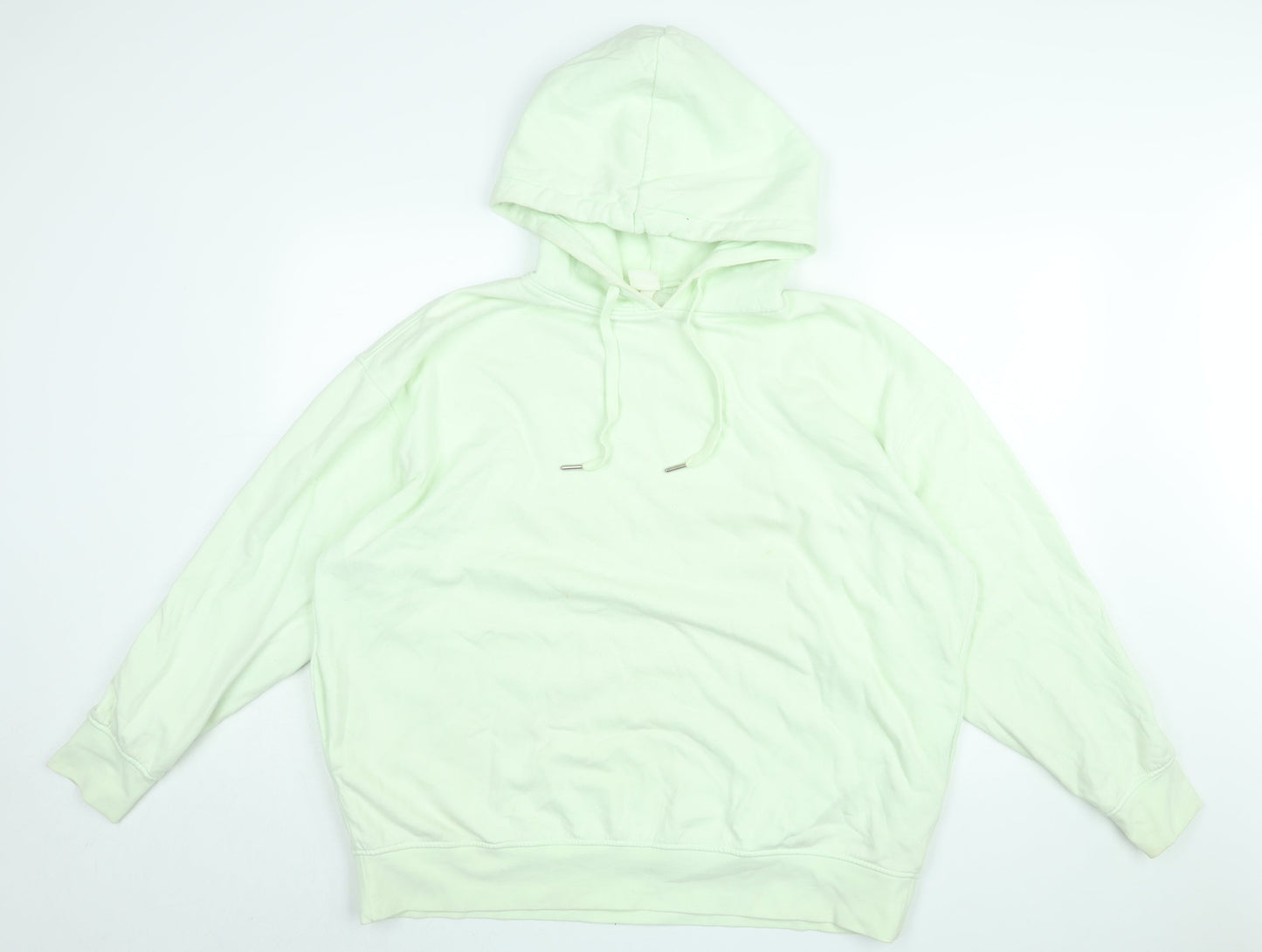 Mens UK Size S H&M Green Pullover Hoodie