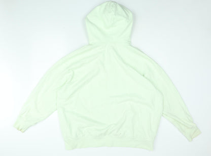 Mens UK Size S H&M Green Pullover Hoodie