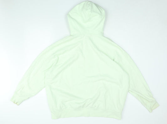 Mens UK Size S H&M Green Pullover Hoodie