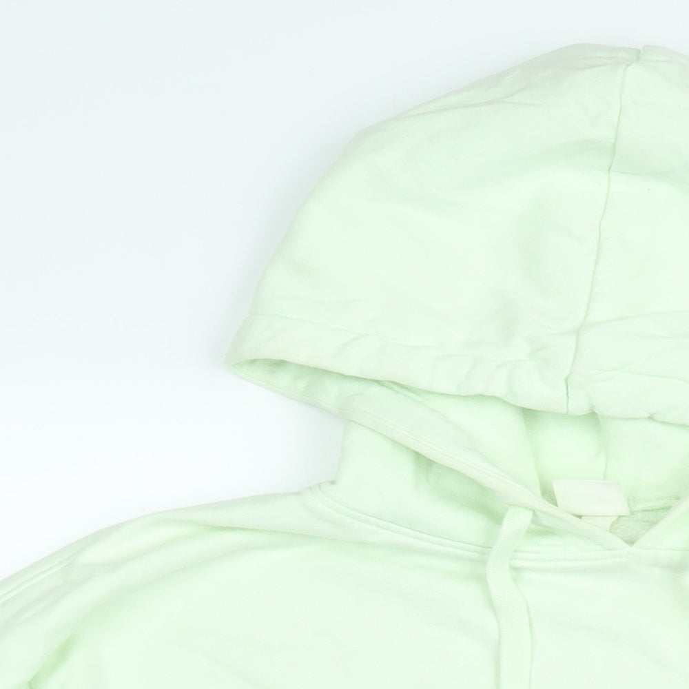 Mens UK Size S H&M Green Pullover Hoodie