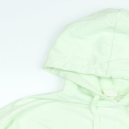 Mens UK Size S H&M Green Pullover Hoodie