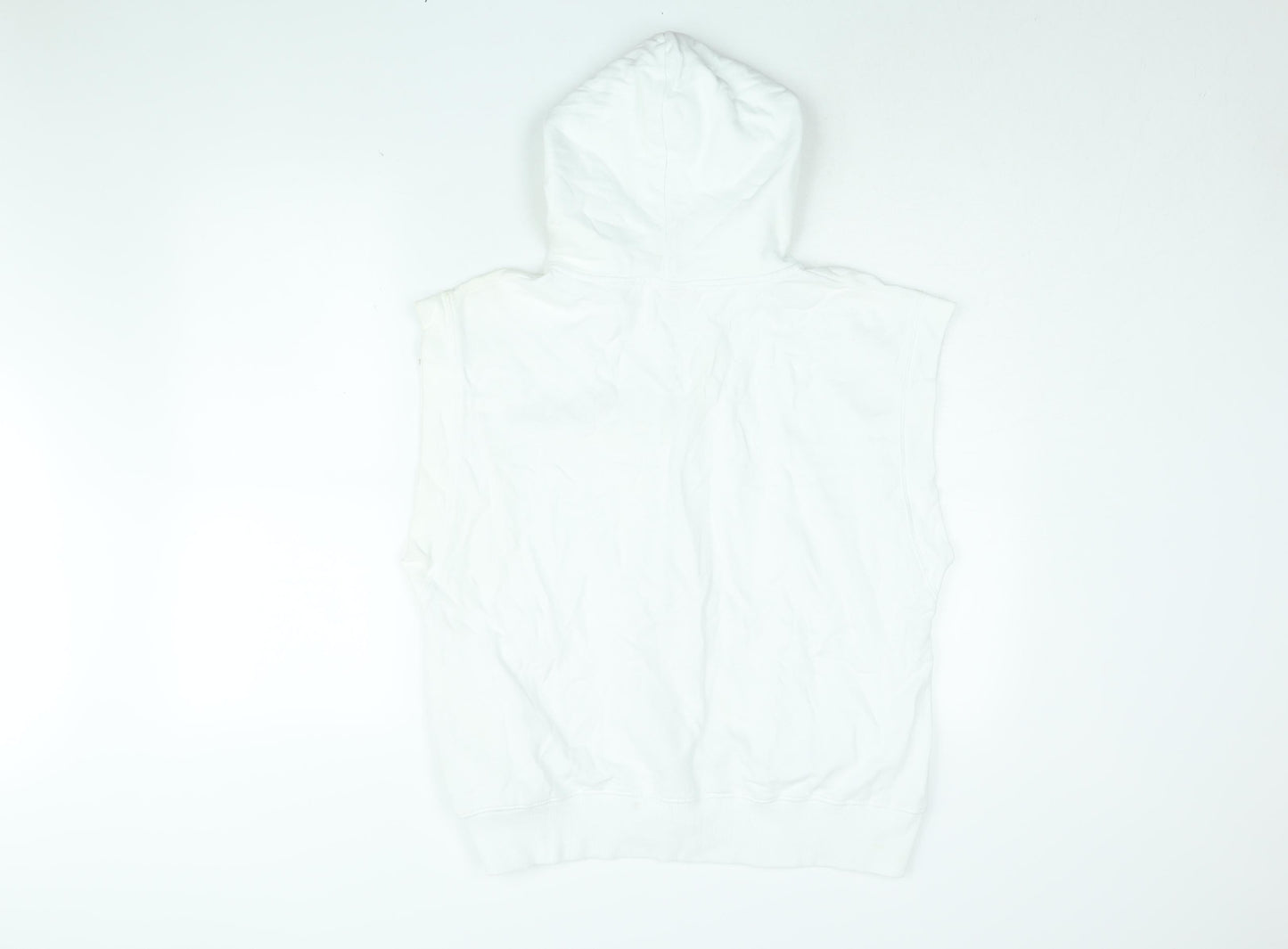 Womens UK Size S Pull&Bear White Full Zip Hoodie