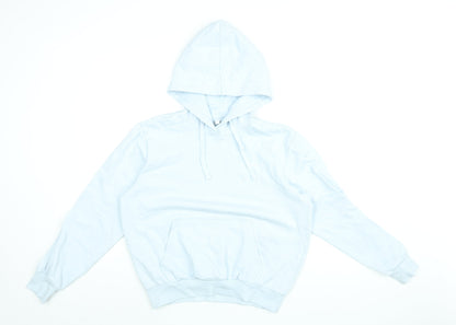 H&M Womens Blue Cotton Pullover Hoodie Size S Pullover - Love