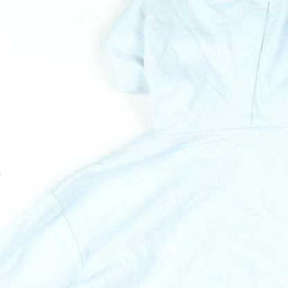 H&M Womens Blue Cotton Pullover Hoodie Size S Pullover - Love