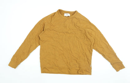 Womens UK Size M Marks and Spencer Yellow Pullover Sweatshirt