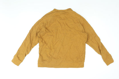 Womens UK Size M Marks and Spencer Yellow Pullover Sweatshirt