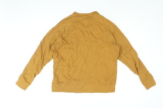 Womens UK Size M Marks and Spencer Yellow Pullover Sweatshirt