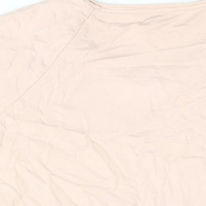 Womens UK Size L Per Una Pink Basic T-Shirt