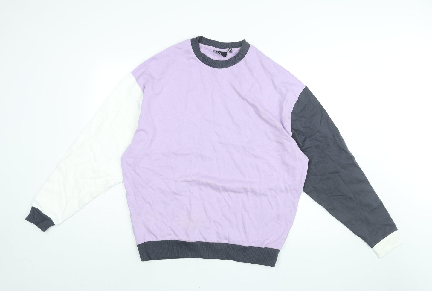 Womens UK Size S ASOS Purple Pullover Sweatshirt