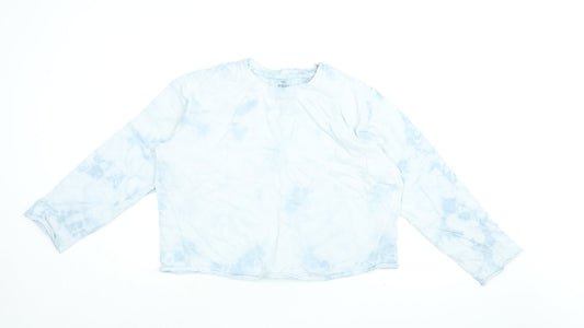 Womens UK Size 14 Marks and Spencer Blue Pullover Sweatshirt