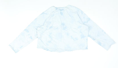 Womens UK Size 14 Marks and Spencer Blue Pullover Sweatshirt