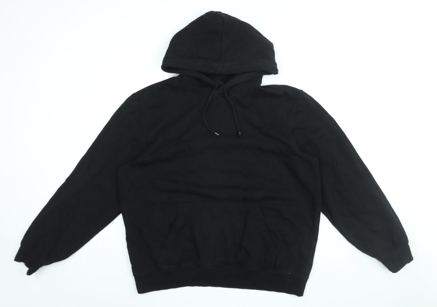 Mens UK Size L H&M Black Pullover Hoodie